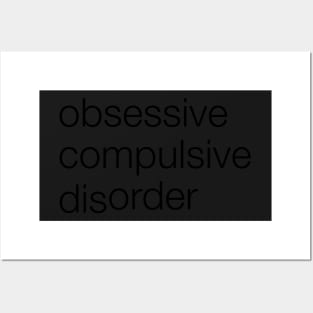 OCD - Obsessive Compulsive Disorder Posters and Art